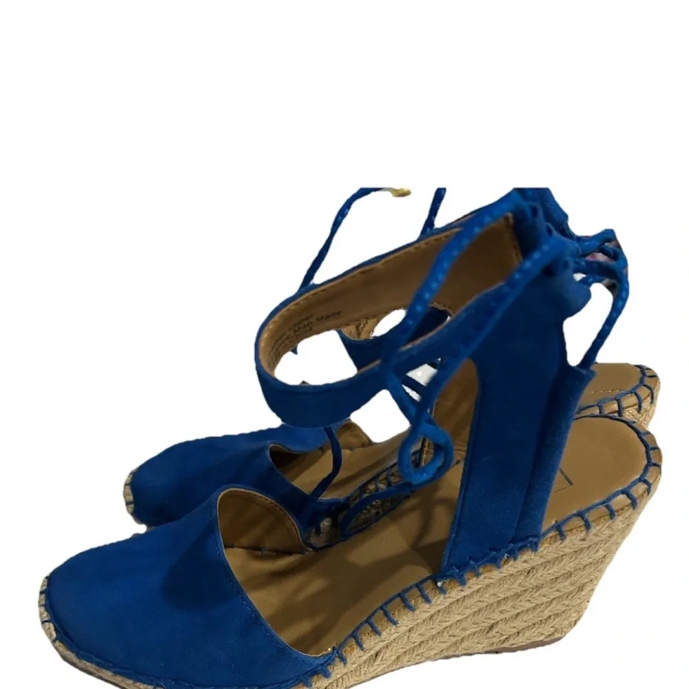 Franco Sarto Vibrant Blue Espadrilles - Picture 3 of 6